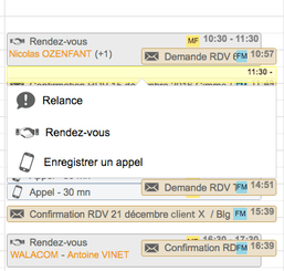 Avez-vous déjà testé la vue agenda ?