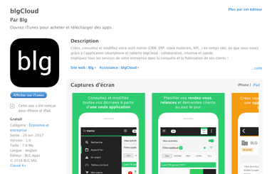 blgCloud au bout des doigts !